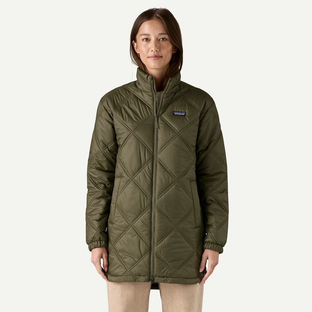 Patagonia Women's Pine Bank Insulated Parka - Basin Green - Size Small